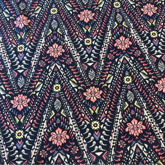 Mudd Blue Puff Sleeve Cold Shoulder A-Line Dress - Picture 2 of 6